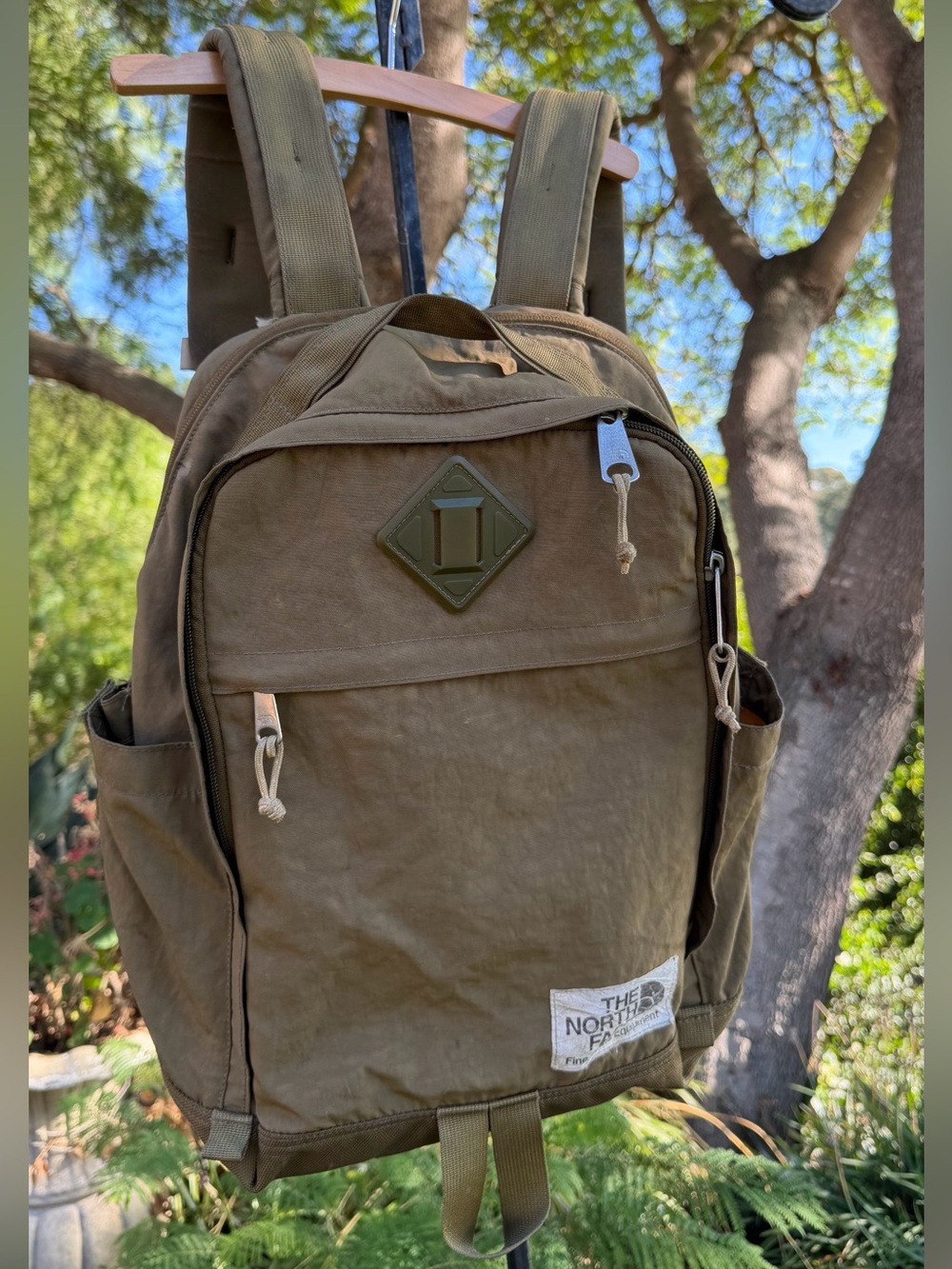 The North Face Olive Green Berkeley Backpack Daypack